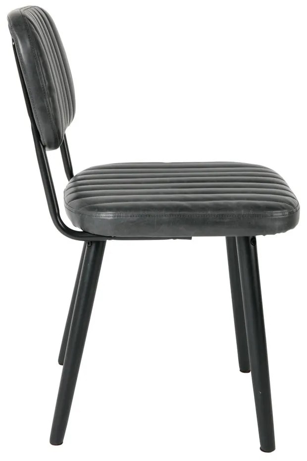 Čierna jedálenská stolička Jake Worn – White Label