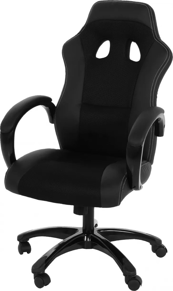Bighome - Kancelárska stolička RACE, čierna