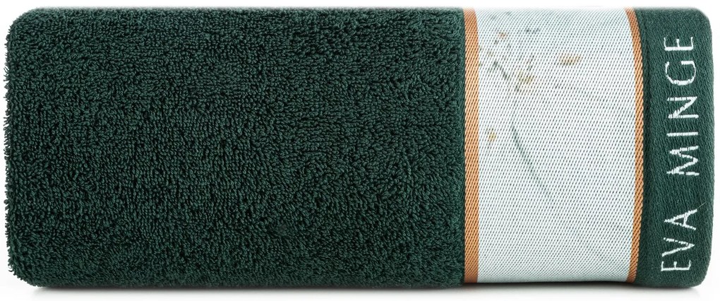 BAVLNENÝ UTERÁK EVA MINGE5 50X90 CM TMAVOZELENÁ
