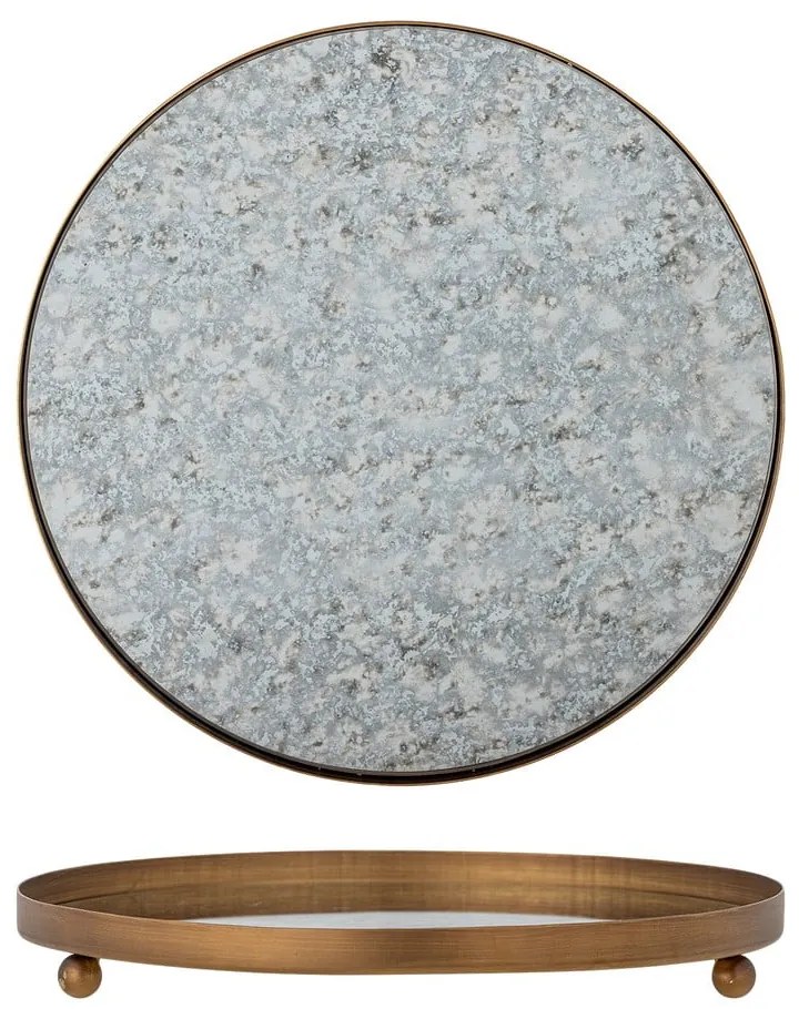 Sklenená dekoratívna tácka ø 35 cm Glacier – Bloomingville