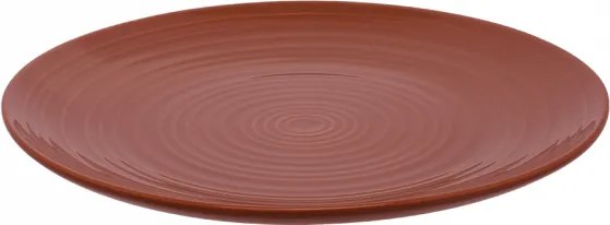 Lunasol - Plytký tanier Gaya RGB Spiral hnedý 23 cm (451528)
