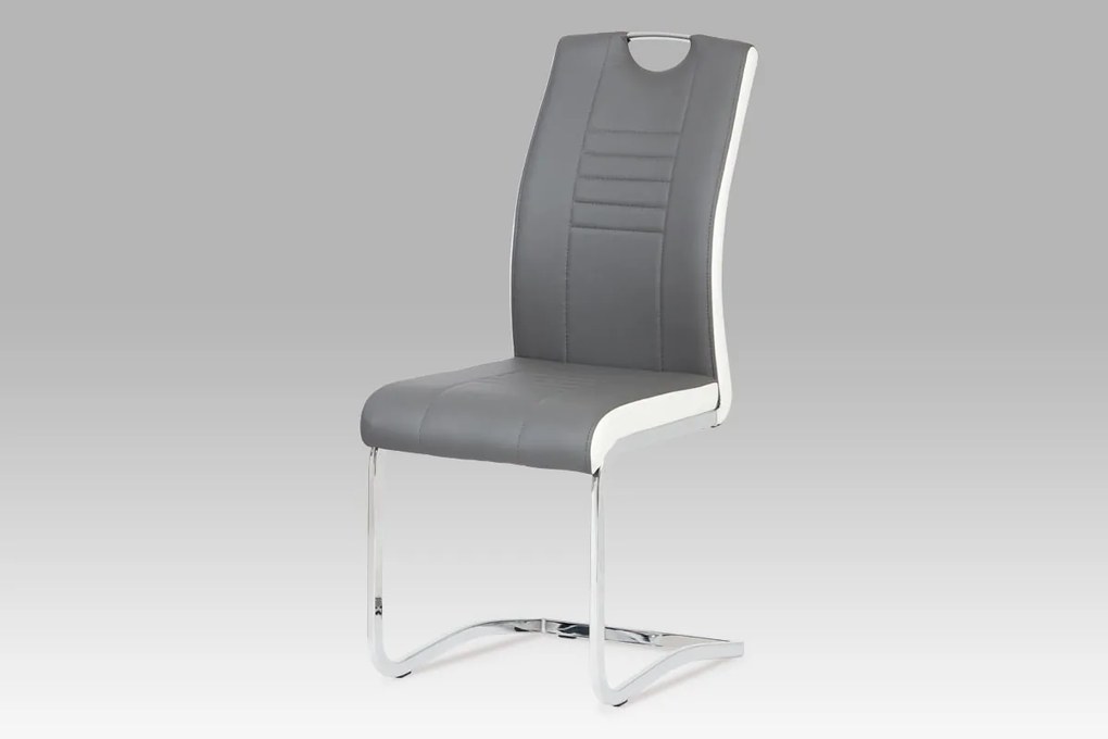 Jedálenská stolička Debran (súprava 4 ks), sivá