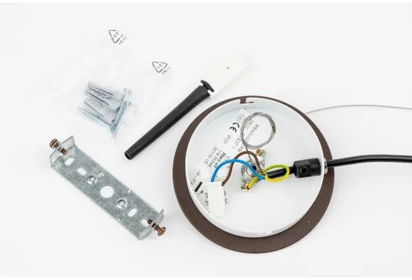 SIRU - Luster na lanku TERRA 1xE27/60W/230V čierna/číra benátske sklo