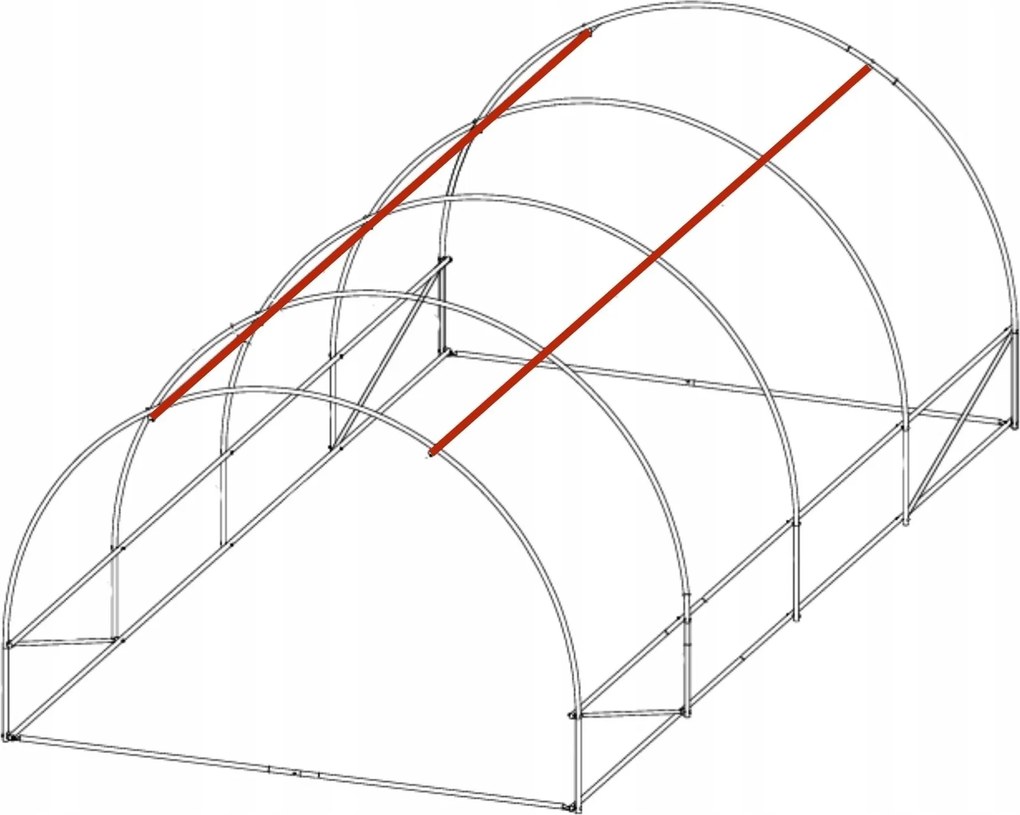 TRENDIE Fóliovník 3x6m biely PREMIUM