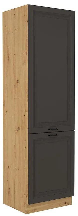 Kuchynská skrinka STILO grafit mat/artisan 60lo-210 2f