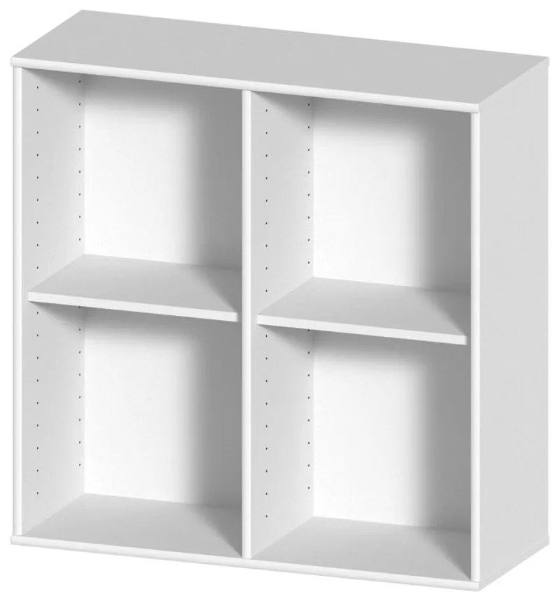 Biely modulárny policový systém 68,5x69 cm Mistral Kubus - Hammel Furniture