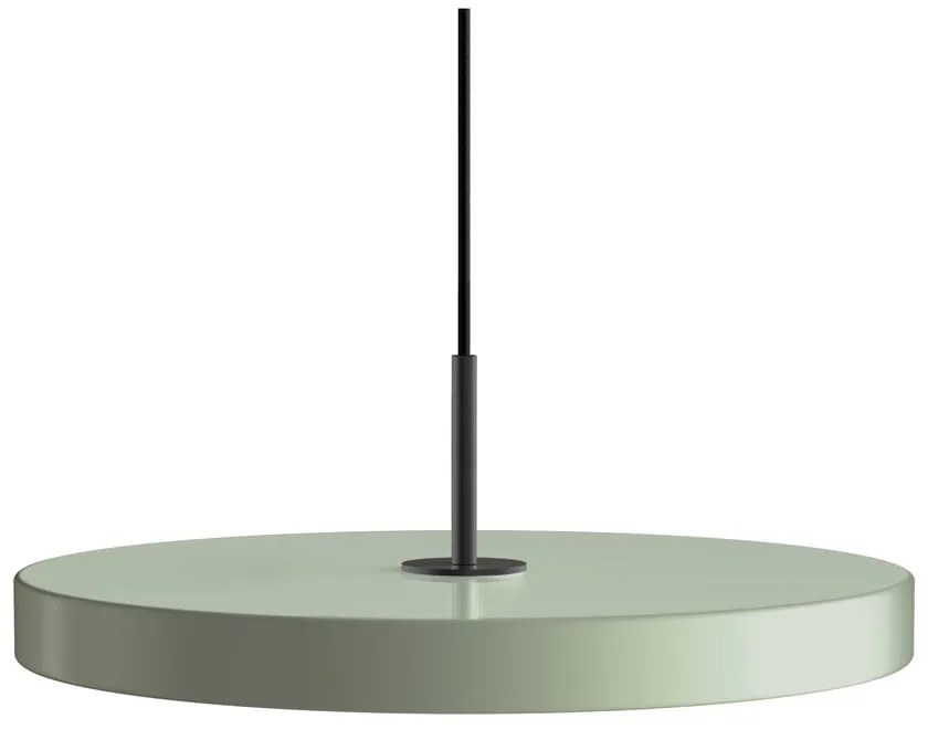 Svetlozelené LED závesné svietidlo s kovovým tienidlom ø 43 cm Asteria Medium – UMAGE