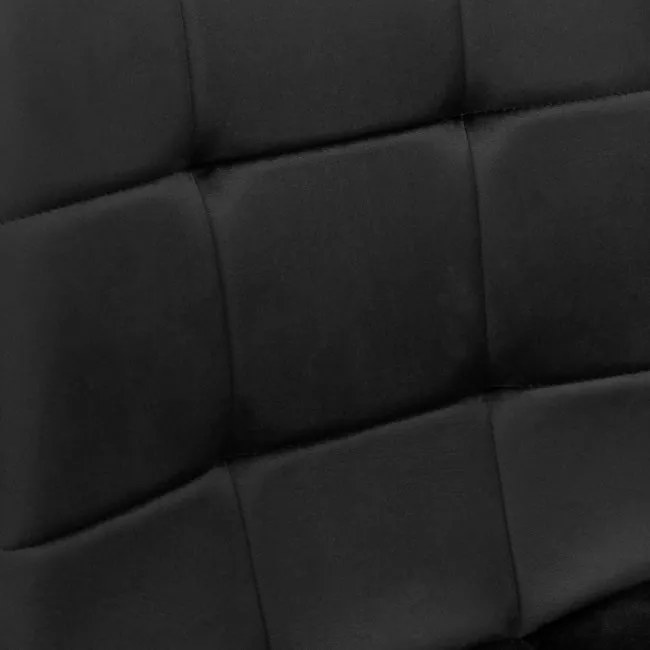 Jedálenská stolička MONTANA zamatová, čierna