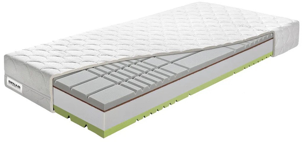 Penový matrac Benab Ares 195x90 cm (T4/T3). Akcia -9%. Vlastná spoľahlivá doprava až k Vám domov. 763757