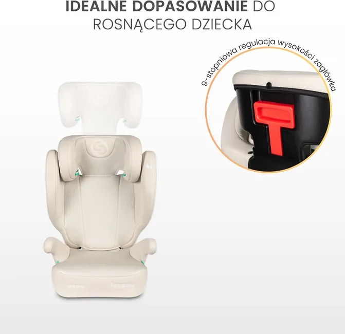 Autosedačka CARETERO BREEZY FIX BLACK (100-150cm)