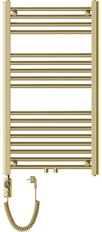 Mexen Mars, elektrické vykurovacie teleso 900 x 500 mm, 300 W, zlatá lesklá, W110-0900-500-2300-50