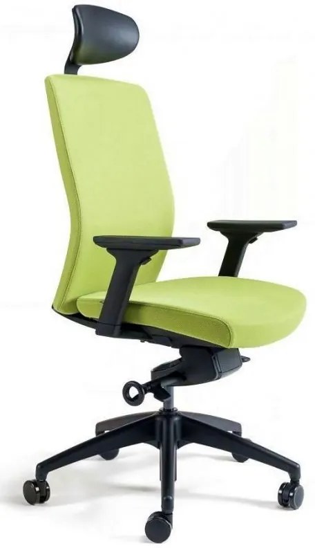 OFFICE PRO bestuhl Kancelárska stolička J2 BLACK SP zelená