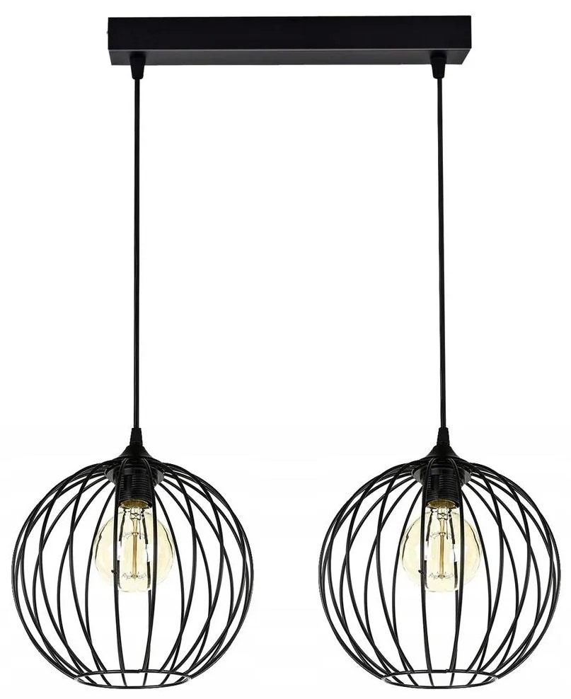 Luster na lanku MATT 2xE27/60W/230V