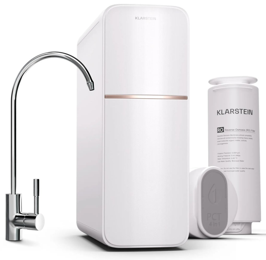 Klarstein PureLine 800, filtračný systém, reverzná osmóza, 800 GPD / 3000 L/d