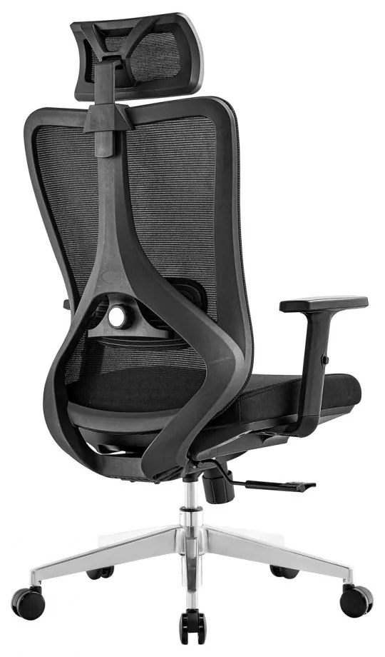 Kancelárska ergonomická stolička Neoseat AMADORA — čierna, nosnosť 150 kg