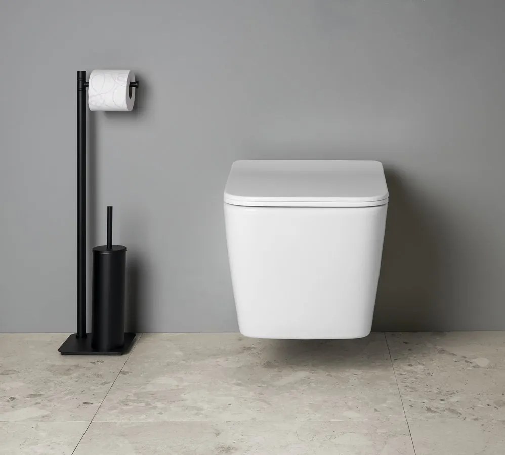 Sapho Sapho, PORTO závesná WC misa, Vortex Rimless, 36x52cm, biela, PZ102V