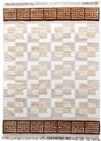 Diamond Carpets koberce Ručne viazaný kusový koberec Dante DESP P90 Marble Gold - 120x170 cm