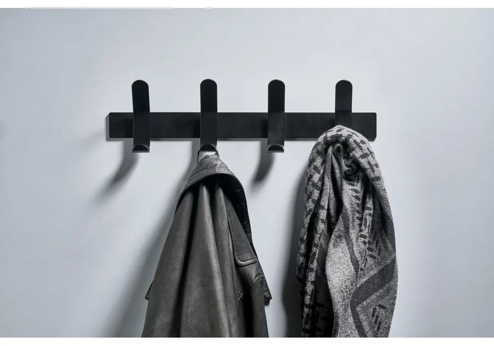 Sivý oceľový vešiak na stenu Zone A-Rack Soft Grey