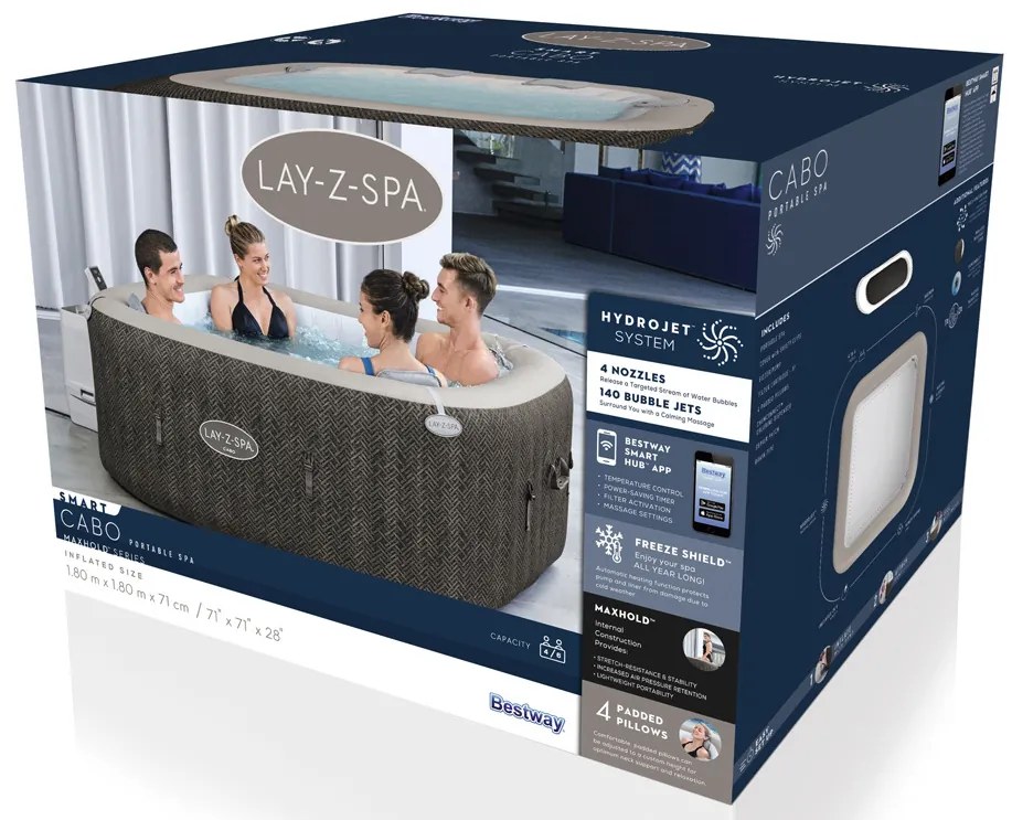 Vírivka Lay-Z-Spa CABO Jacuzzi BESTWAY - 60167