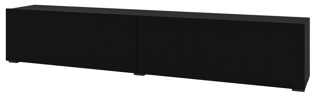Tv stolík/skrinka Avernic Typ 40 (onyx čierna + dub wotan). Akcia -20%. Vlastná spoľahlivá doprava až k Vám domov. 1042067