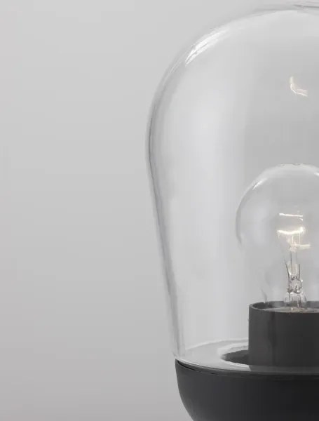 Vonkajšia záhradná lampa Omika B 15 tmavo sivé