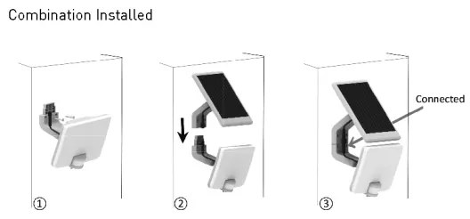 LED Solárne nástenné svietidlo so senzorom LED/12W/3,7V 4000 mAh IP54