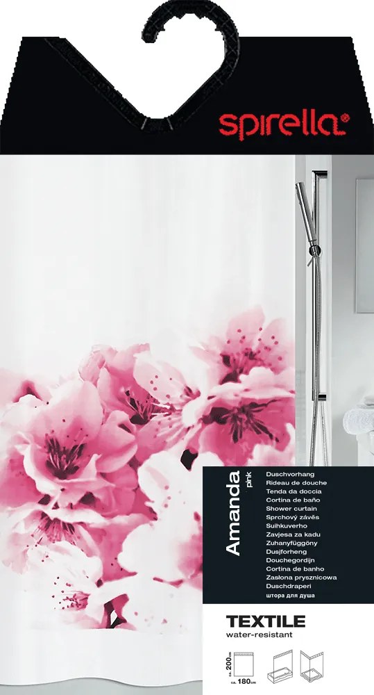 Sprchový záves 180x200 cm Amanda – Spirella