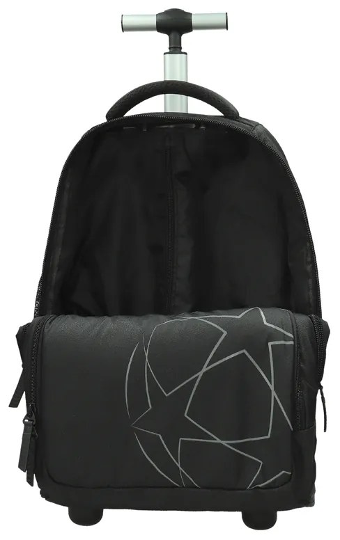 Školská taška koliesková UEFA Black 531417