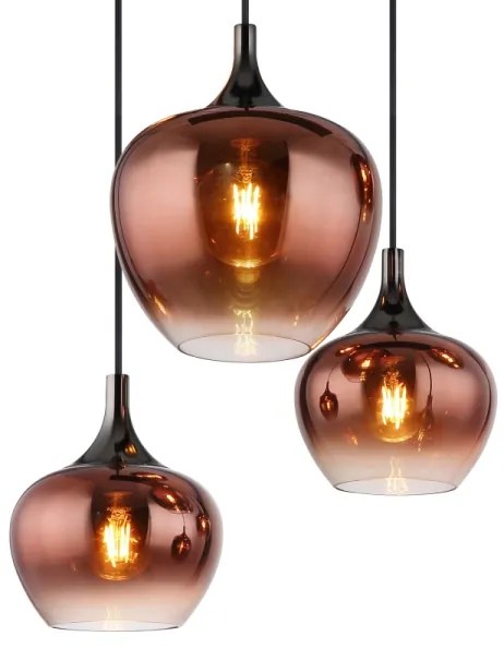 Globo 15548-6HG - Luster na lanku MAXY 6xE27/40W/230V medená