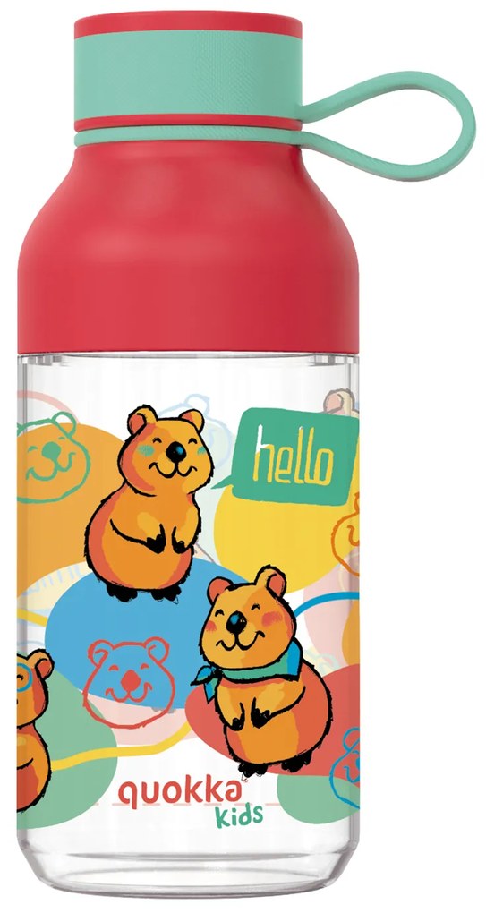 Plastová fľaša Ice Kids s pútkom Happy 430 ml