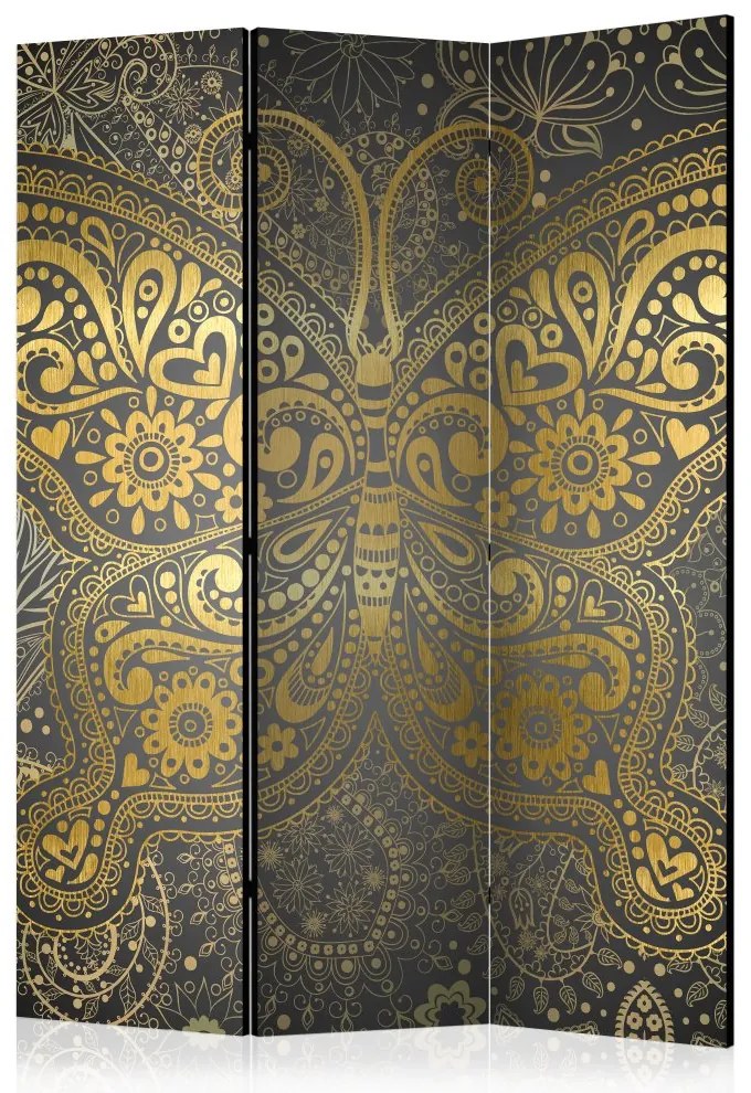 Artgeist Paraván - Golden Butterfly [Room Dividers]