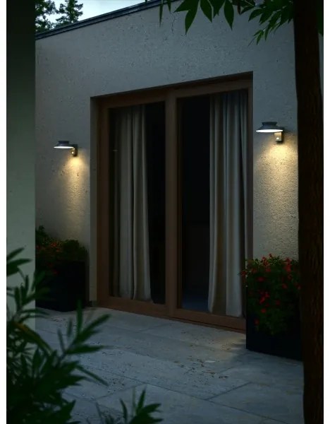 Nordlux - LED solárne nástenné svietidlo so senzorom JUSTINA LED/5W/3,7V IP44