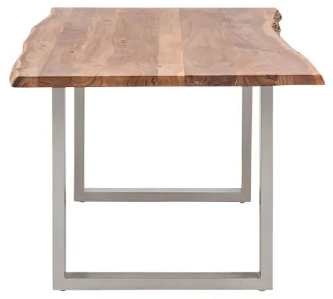 furniture-nabytek.cz - Masívny jedálenský stôl Bullwer Acacia z akácie, lakovaný, hnedý – 140×90 cm