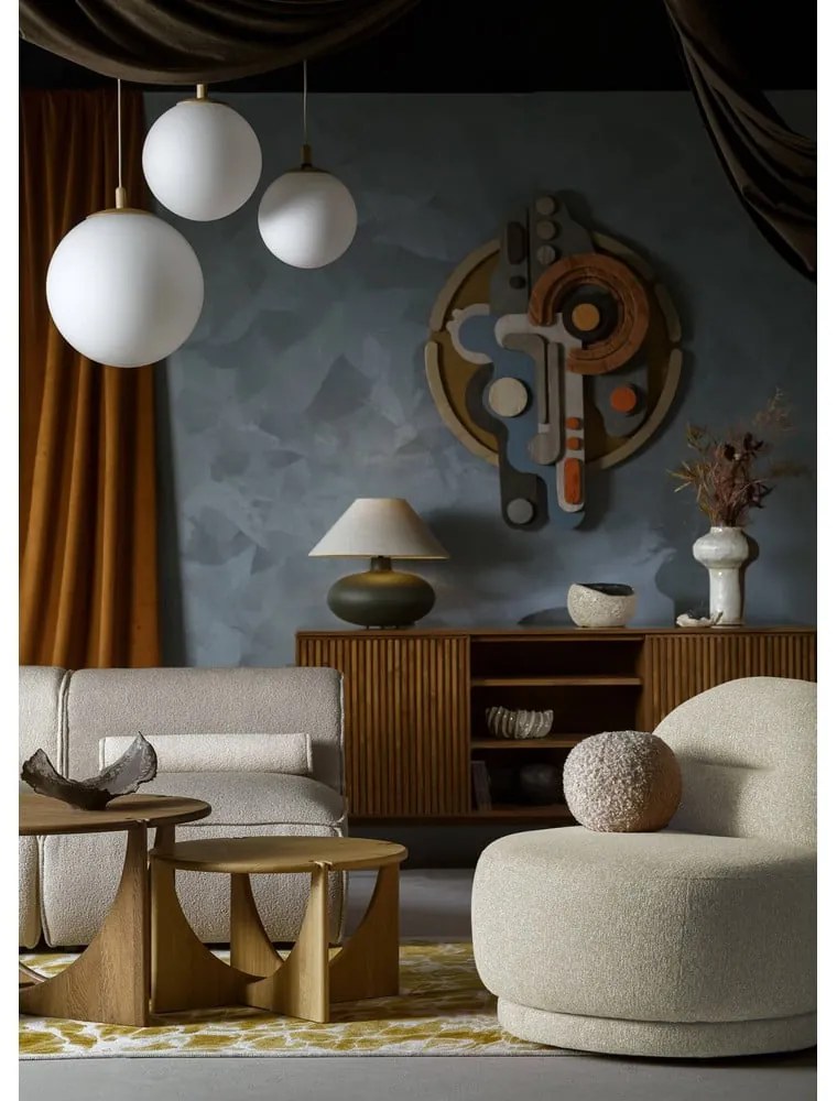 Béžové kreslo Ovo – Miuform