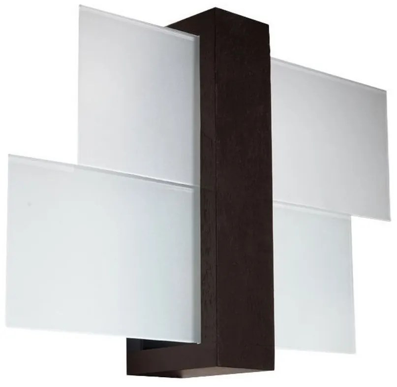 Brilagi -  LED Nástenné svietidlo HERA 1xE27/7,5W/230V wenge