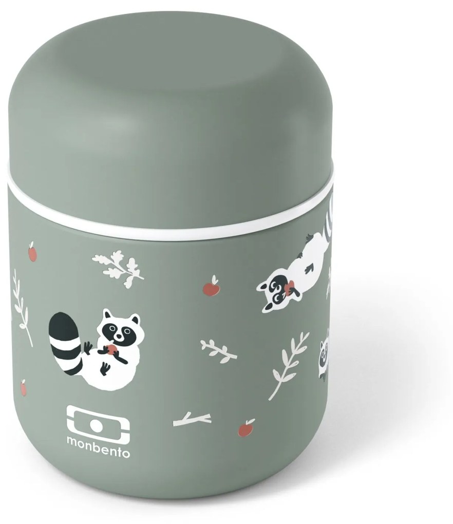 monbento Termo box na potraviny Monbento Capsule Green Raccoon 280 ml