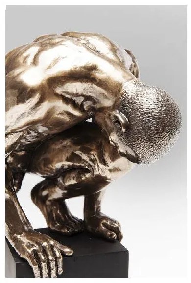 Nude Man Stand dekorácia bronzová 35 cm