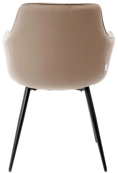 Jedálenská stolička ANDRE zamatová hnedá 847290