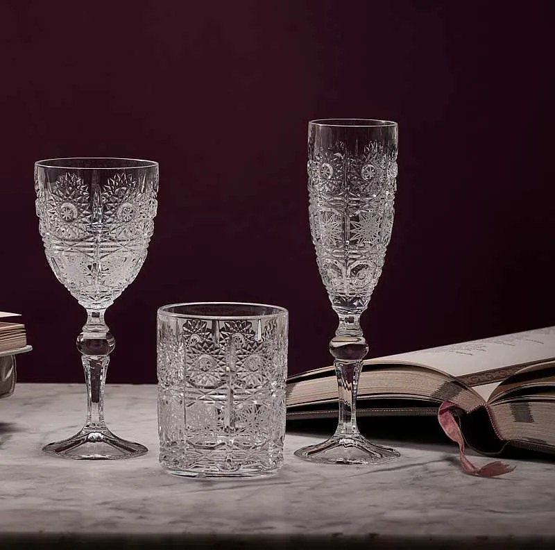 Bohemia Jihlava PINWHEEL 500PK Poháre na sekt 180 ml, 6 ks