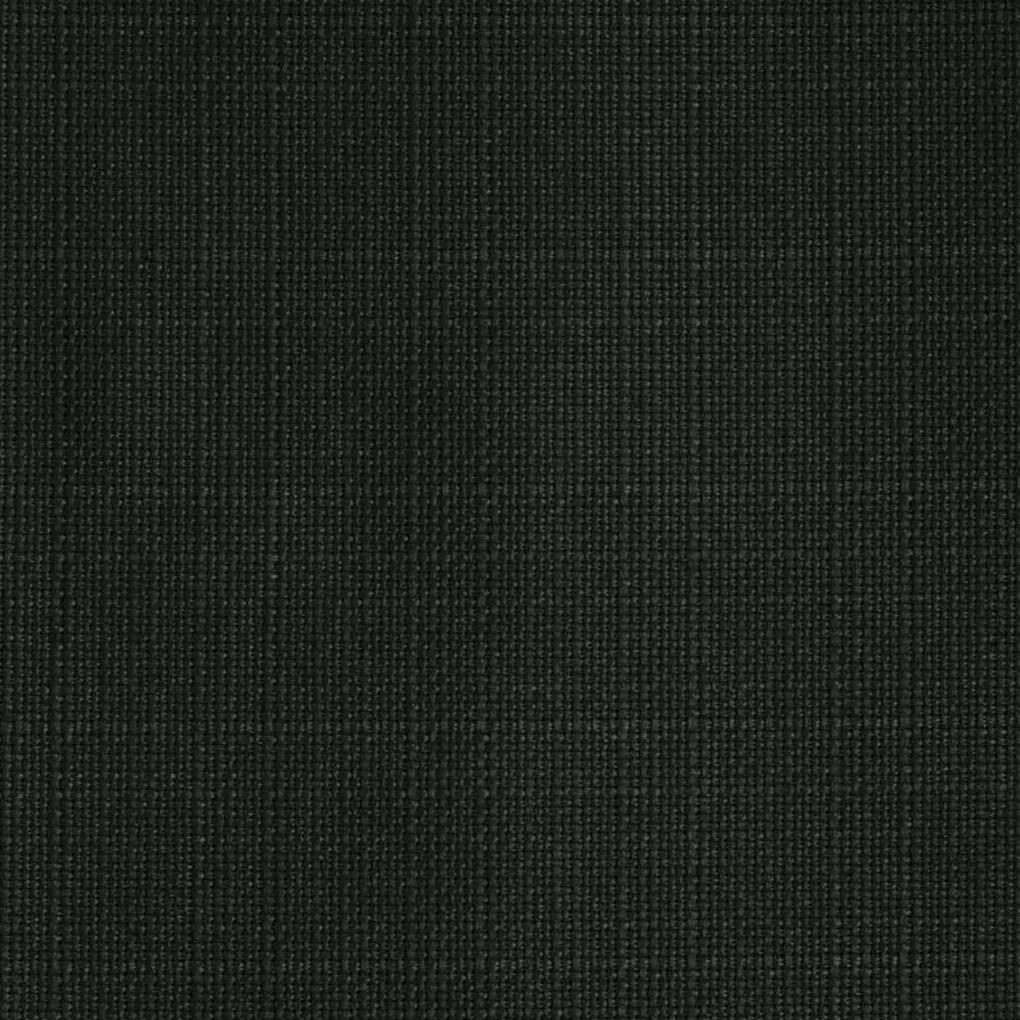 Klasický jednofarebný záves na štipce čiernej farby 140 x 270 cm