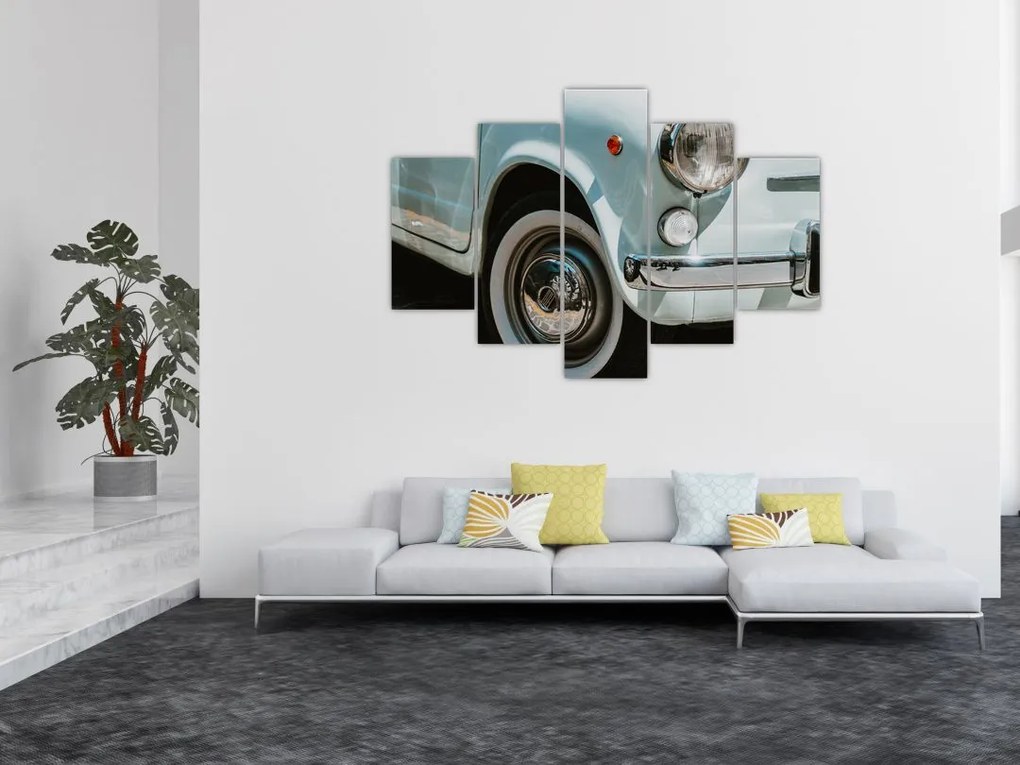 Obraz - Retro auto Fiat (150x105 cm)