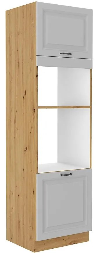 Kuchynská skrinka Stilo Biely Mat/Artisan 60dpm-210 2f