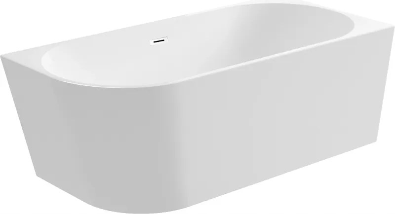 Balneo Voľne Stojaca Rohová Vaňa Avola 170 x 80 cm S Bielou Pokrievkou