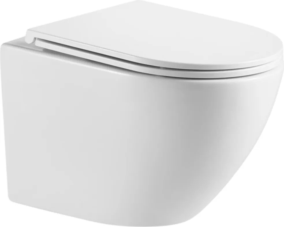 Závesný set GEBERIT Duofix Basic+ závesné WC Lily+ Rimless Tornado 48 x 36 cm + WC sedadlo, biela, GEBERIT-LILY-TO2-WH