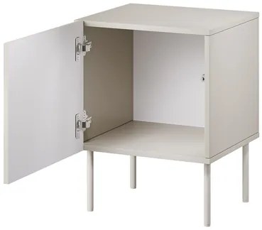 Set 2 ks nočných stolíkov Mlerk, Farby: čierna matná