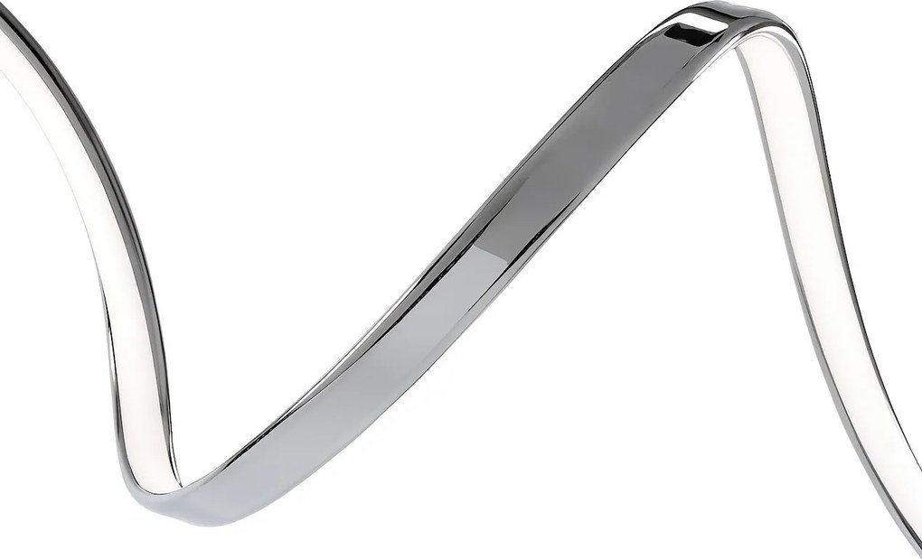 Toolight Toolight, LED závesné svietidlo 90cm, 26W, 3000K, LHJ025-CP, chrómová, OSW-60016