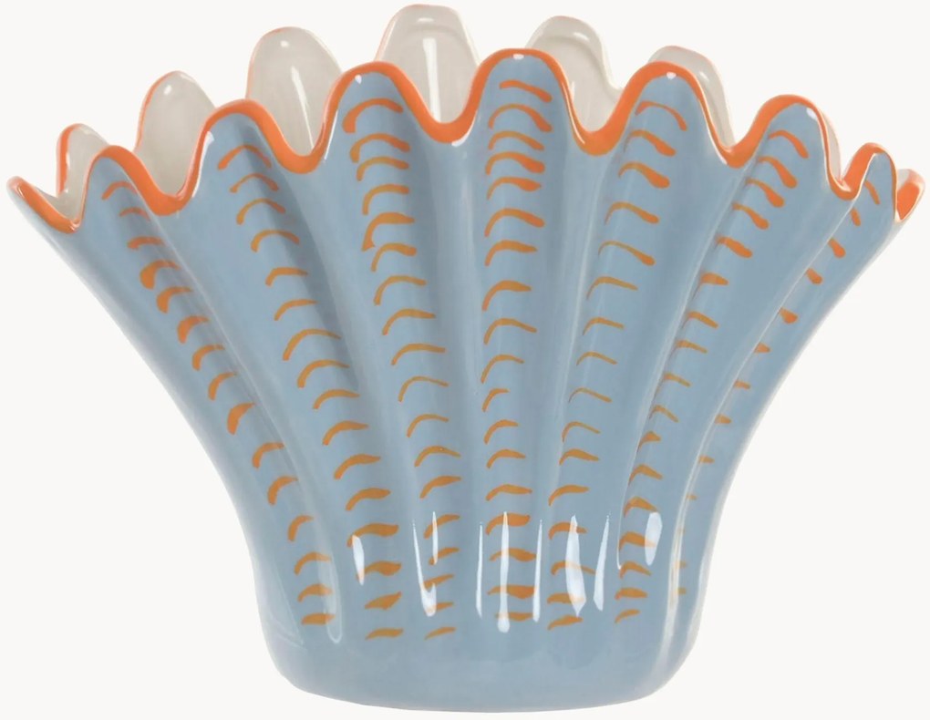 Kameninová váza Shell, V 21 cm