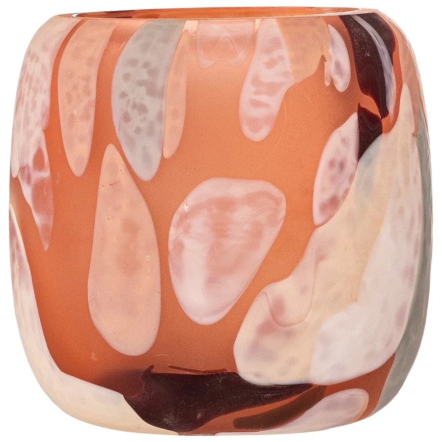 Sklenený svietnik na čajovú sviečku Karan – Bloomingville