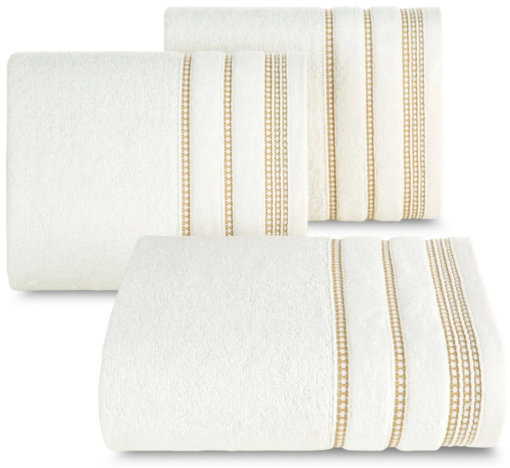 BAVLNENÝ UTERÁK AMANDA1 30X50 CM KRÉMOVÁ