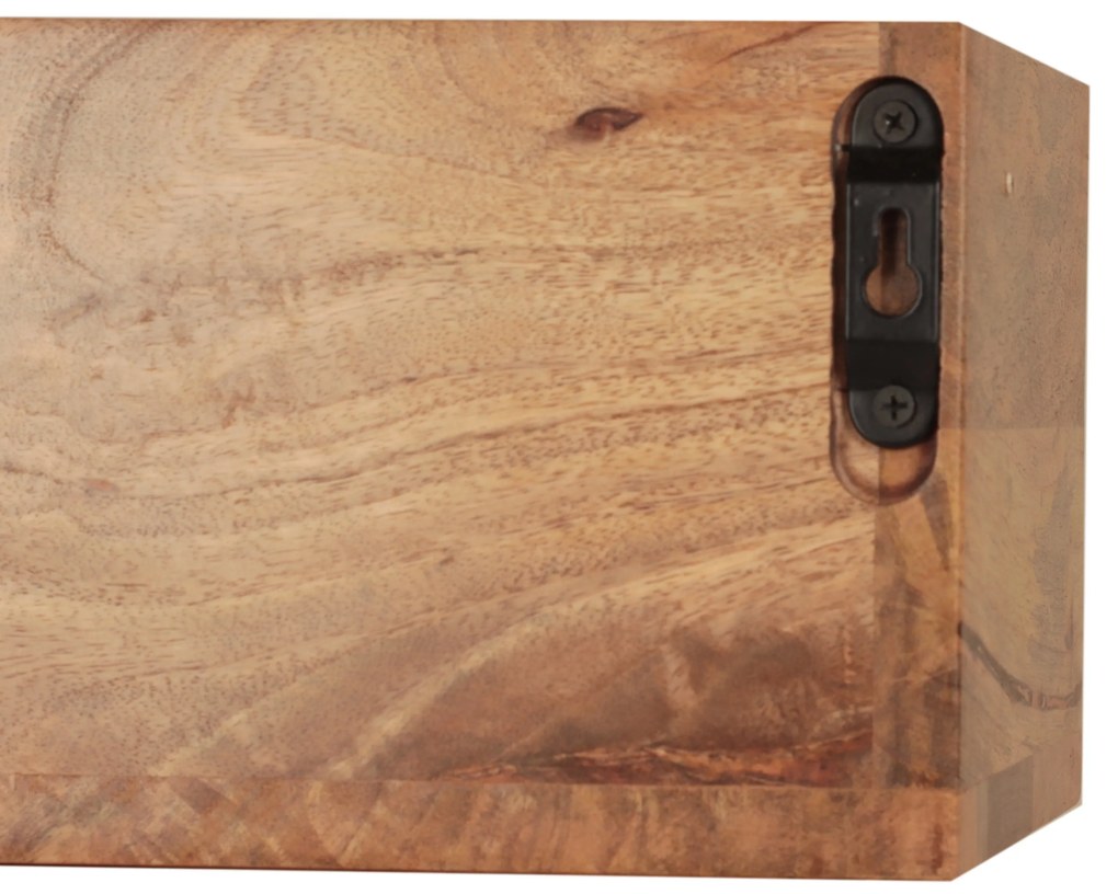 furniture-nabytek.cz - Drevená polica na stenu 150x22 z masívu mango